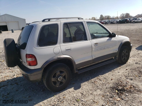 2002 Kia Sportage with VIN KNDJB723025137038, listed as a Copart auction lot 78737144 with 1,363 mi miles and Salvage Title. Bid and sale history available at carsss.com. Image 3.