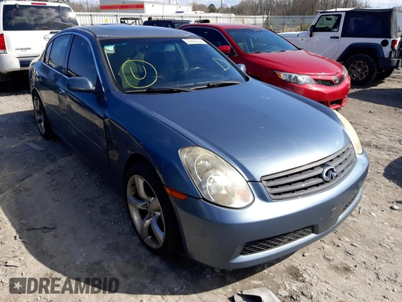 2006 Infiniti G35 with VIN JNKCV51E66M514196, listed as a Copart auction lot 59631084 with 175,685 mi miles and Salvage Title. Bid and sale history available at DreamBid. Image 1.