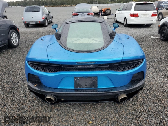 2020 McLaren GT with VIN SBM22GCA6LW000609, listed as a Copart auction lot 81323804 with Not Provided miles and Non Repairable. Bid and sale history available at carsss.com. Image 6.