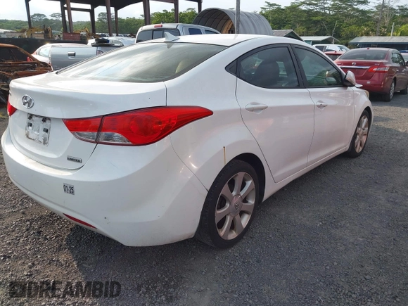 2013 Hyundai Elantra Limited with VIN 5NPDH4AEXDH243125, listed as a IAAI auction lot 41402347 with 118,930 mi miles and . Bid and sale history available at DreamBid. Image 4.