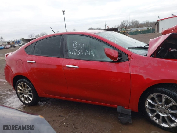 2014 Dodge Dart Limited with VIN 1C3CDFCBXED668992, listed as a IAAI auction lot 41836744 with 56,025 mi miles. Bid and sale history available at carsss.com. Image 14.