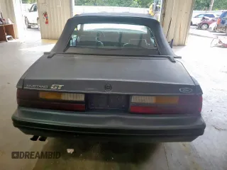 1983 Ford Mustang GT with VIN 1FABP27F8DF158802, listed as a Copart auction lot 63516945 with 3,424 mi miles and Salvage title. Bid and sale history available at DreamBid. Image 6.