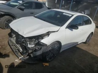 2021 Kia Forte GT with VIN 3KPF44AC0ME315280, listed as a Copart auction lot 46651825 with 57,845 mi miles and Salvage Title. Bid and sale history available at carsss.com. Image 1.