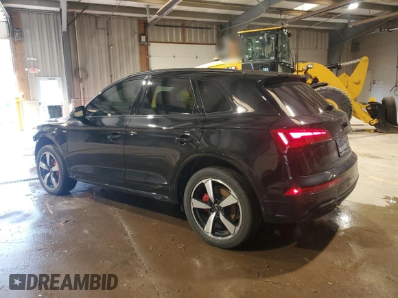 2024 Audi Q5 S line Prestige with VIN WA1FAAFY4R2020984, listed as a Copart auction lot 53344205 with 13,423 mi miles and Salvage title. Bid and sale history available at DreamBid. Image 2.