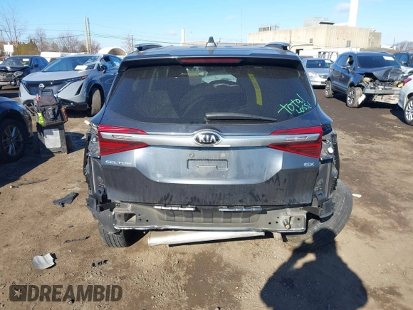2021 Kia Seltos EX with VIN KNDERCAA6M7168713, listed as a IAAI auction lot 41671364 with 48,678 mi miles. Bid and sale history available at carsss.com. Image 16.