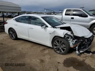 2019 Lexus ES with VIN 58ABZ1B17KU007408, listed as a Copart auction lot 46005325 with 50,084 mi miles and Salvage Title. Bid and sale history available at carsss.com. Image 4.