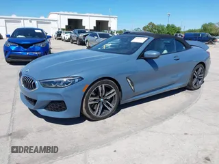 2022 BMW 8 Series 840i with VIN WBADZ4C02NCH76601, listed as a IAAI auction lot 41828172 with 23,168 mi miles. Bid and sale history available at carsss.com. Image 17.
