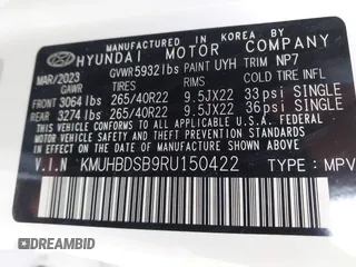 2024 Genesis GV80 z VIN KMUHBDSB9RU150422, wystawiony jako IAAI lot #41527174 z przebiegiem 41 956 mil mil oraz . Historia ofert i sprzedaży dostępna na DreamBid. Obrazek 9.