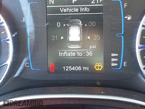 2017 Chrysler Pacifica Touring with VIN 2C4RC1DG7HR648786, listed as a IAAI auction lot 41570029 with 125,406 mi miles and . Bid and sale history available at DreamBid. Image 16.