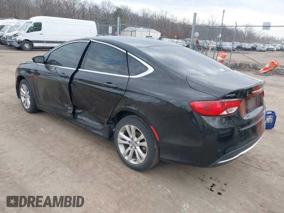 2016 Chrysler 200 Limited with VIN 1C3CCCAB9GN144394, listed as a IAAI auction lot 41665598 with 125,910 mi miles. Bid and sale history available at carsss.com. Image 3.