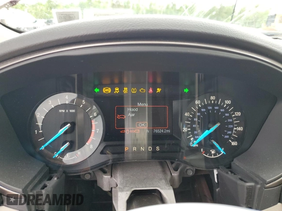 2017 Ford Fusion SE with VIN 3FA6P0T9XHR256373, listed as a Copart auction lot 63123085 with 76,524 mi miles and Salvage title. Bid and sale history available at DreamBid. Image 9.