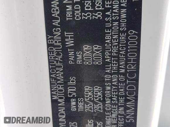 2024 Genesis GV70 Sport with VIN 5NMMCDTC1RH011009, listed as a Copart auction lot 77260974 with 1,672 mi miles and Non Repairable. Bid and sale history available at DreamBid. Image 12.
