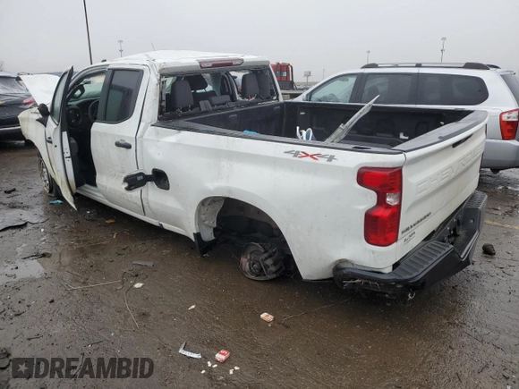 2020 Chevrolet Silverado 1500 Work Truck with VIN 1GCRYAEH6LZ117120, listed as a Copart auction lot 43200635 with 0 mi miles and Clean Title. Bid and sale history available at carsss.com. Image 2.