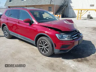 2019 Volkswagen Tiguan SE with VIN 3VV3B7AX3KM130075, listed as a IAAI auction lot 41807584 with 57,308 mi miles and . Bid and sale history available at DreamBid. Image 1.