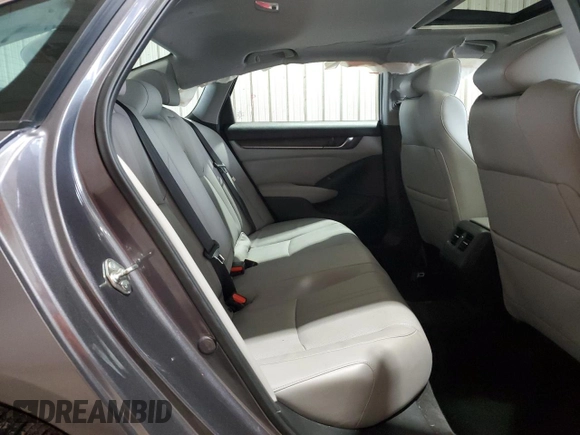 2018 Honda Accord EX-L with VIN 1HGCV1F57JA060393, listed as a Copart auction lot 61573075 with 59,215 mi miles and Salvage title. Bid and sale history available at DreamBid. Image 10.