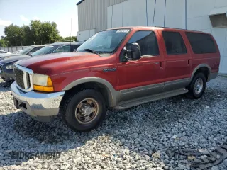 2001 Ford Excursion Limited z VIN 1FMNU42S61EB75207, wystawiony jako Copart lot #54354315 z przebiegiem 187 911 mil mil oraz Szkoda całkowita • Salvage title. Historia ofert i sprzedaży dostępna na DreamBid. Obrazek 1.