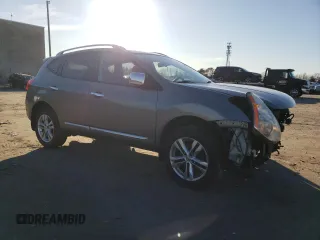 2013 Nissan Rogue S with VIN JN8AS5MV2DW613696, listed as a Copart auction lot 45527865 with 125,485 mi miles and Salvage Title. Bid and sale history available at DreamBid. Image 4.