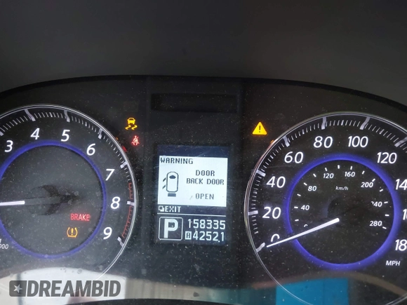 2012 Infiniti FX with VIN JN8AS1MUXCM122268, listed as a IAAI auction lot 41696622 with 158,335 mi miles and . Bid and sale history available at DreamBid. Image 7.