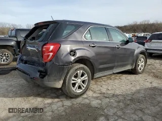 2016 Chevrolet Equinox LS with VIN 2GNFLEEK7G6220334, listed as a Copart auction lot 48279755 with 128,608 mi miles and Salvage Title. Bid and sale history available at carsss.com. Image 3.