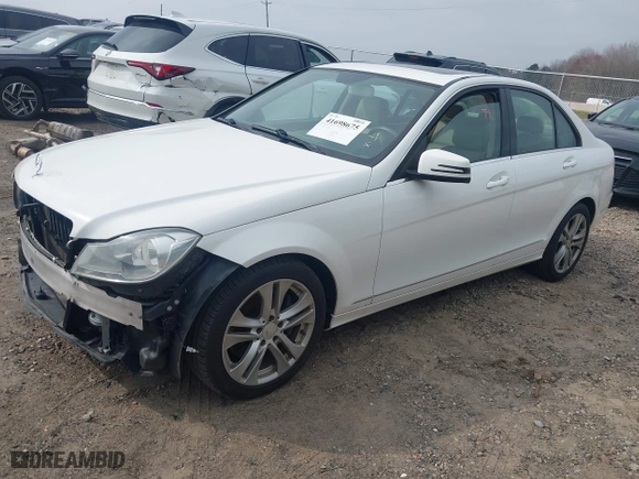 2013 Mercedes-Benz C-Class C 300 Sport with VIN WDDGF8AB1DR251063, listed as a IAAI auction lot 41698675 with 83,204 mi miles. Bid and sale history available at carsss.com. Image 19.
