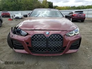 2022 BMW 4 Series M440i xDrive with VIN WBA63AT09NCL01453, listed as a Copart auction lot 72575524 with 30,646 mi miles and Salvage title. Bid and sale history available at DreamBid. Image 5.