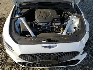 2024 Genesis G70 2.5T with VIN KMTG34SC9RU138339, listed as a Copart auction lot 78874674 with 7,581 mi miles and Salvage Title. Bid and sale history available at DreamBid. Image 11.