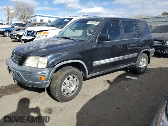 1999 Honda CR-V LX with VIN JHLRD2845XC018102, listed as a Copart auction lot 41791005 with 103,716 mi miles and Salvage Title. Bid and sale history available at carsss.com. Image 1.