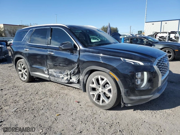 2020 Hyundai Palisade SEL with VIN KM8R34HEXLU076260, listed as a Copart auction lot 47801905 with 61,229 mi miles and Salvage Title. Bid and sale history available at carsss.com. Image 4.
