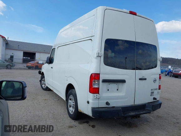 2012 Nissan NV SV with VIN 1N6AF0LY3CN102465, listed as a IAAI auction lot 41660251 with 155,099 mi miles. Bid and sale history available at carsss.com. Image 3.