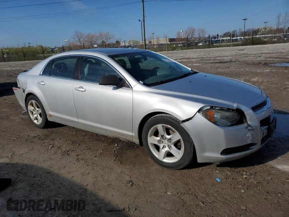 2011 Chevrolet Malibu 1LS with VIN 1G1ZB5E11BF255717, listed as a Copart auction lot 51941675 with 155,378 mi miles and Salvage Title. Bid and sale history available at DreamBid. Image 4.