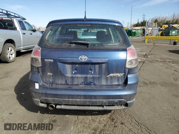 2006 Toyota Matrix STD with VIN 2T1KR32E46C554648, listed as a Copart auction lot 49188925 with 200,489 mi miles and Salvage Title. Bid and sale history available at DreamBid. Image 6.
