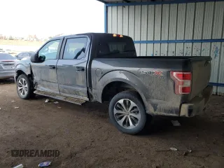 2019 Ford F-150 XL with VIN 1FTEW1E49KKF02664, listed as a Copart auction lot 46167605 with 101,759 mi miles and Salvage title. Bid and sale history available at DreamBid. Image 2.