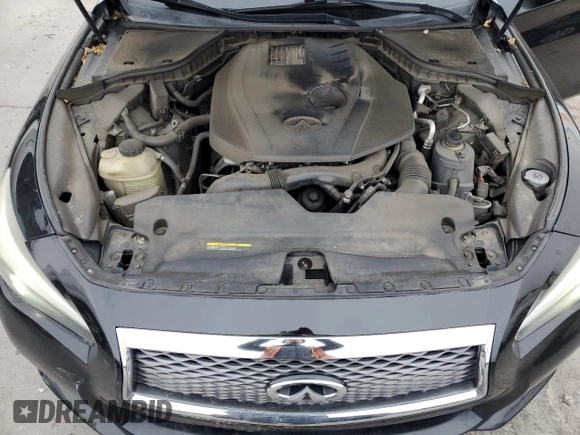 2017 Infiniti Q50 2.0t Premium with VIN JN1CV7AR6HM680479, listed as a Copart auction lot 46862215 with 75,920 mi miles and Salvage Title. Bid and sale history available at carsss.com. Image 11.