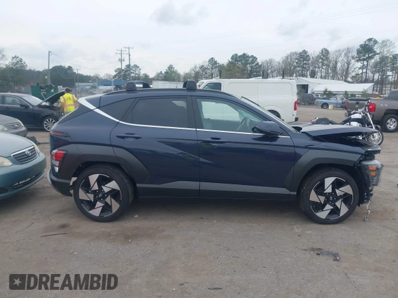 2024 Hyundai Kona Limited with VIN KM8HECA32RU172367, listed as a IAAI auction lot 41951008 with 7,306 mi miles and . Bid and sale history available at carsss.com. Image 12.