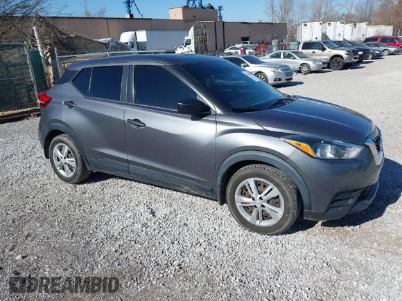 2020 Nissan Kicks S with VIN 3N1CP5BV6LL526397, listed as a IAAI auction lot 41679283 with 65,871 mi miles. Bid and sale history available at carsss.com. Image 1.
