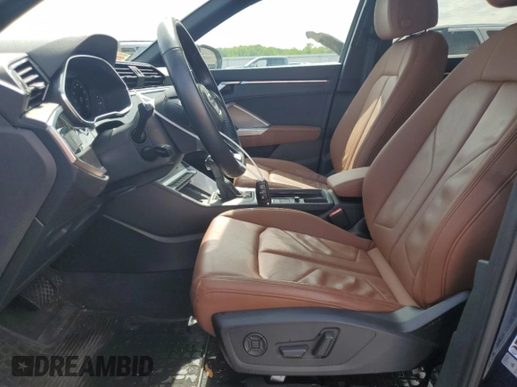 2019 Audi Q3 Premium Plus with VIN WA1BECF39K1083724, listed as a Copart auction lot 60753414 with 35,095 mi miles and Salvage Title. Bid and sale history available at carsss.com. Image 7.