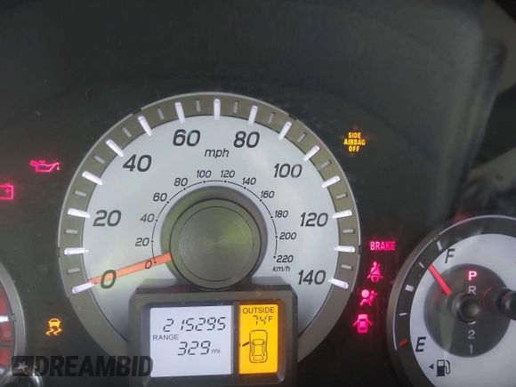 2015 Honda Pilot EX-L with VIN 5FNYF4H51FB010541, listed as a IAAI auction lot 40893246 with 215,295 mi miles and . Bid and sale history available at carsss.com. Image 7.