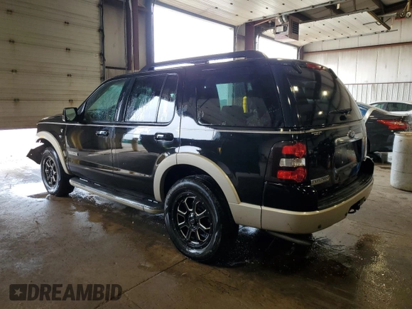 2008 Ford Explorer Eddie Bauer with VIN 1FMEU74818UA93789, listed as a Copart auction lot 58397955 with 130,981 mi miles and Salvage title. Bid and sale history available at DreamBid. Image 2.