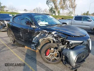 2018 Alfa Romeo Stelvio Sport z VIN ZASFAKPN2J7B93224, wystawiony jako IAAI lot #41437743 z przebiegiem 114 829 mil mil oraz . Historia ofert i sprzedaży dostępna na DreamBid. Obrazek 1.
