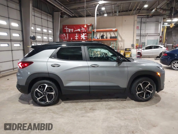 2023 Chevrolet TrailBlazer RS with VIN KL79MUSLXPB127036, listed as a IAAI auction lot 41843721 with 17,842 mi miles. Bid and sale history available at carsss.com. Image 13.