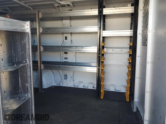 2023 Ram ProMaster Cargo with VIN 3C6LRVVG5PE527224, listed as a Copart auction lot 77179234 with 33,804 mi miles and Salvage Title. Bid and sale history available at DreamBid. Image 11.