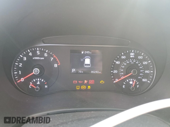2021 Kia Soul S with VIN KNDJ23AU5M7124490, listed as a Copart auction lot 43942885 with 86,240 mi miles and Salvage Title. Bid and sale history available at DreamBid. Image 9.