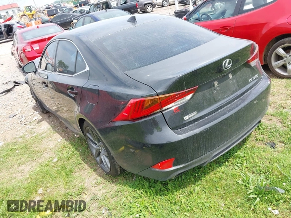 2018 Lexus IS 350 with VIN JTHBZ1D26J5032387, listed as a IAAI auction lot 42263927 with 124,531 mi miles and . Bid and sale history available at DreamBid. Image 3.
