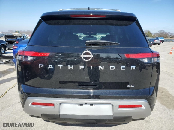 2024 Nissan Pathfinder SL with VIN 5N1DR3CA1RC316303, listed as a Copart auction lot 44618465 with 321 mi miles and Salvage Title. Bid and sale history available at carsss.com. Image 6.