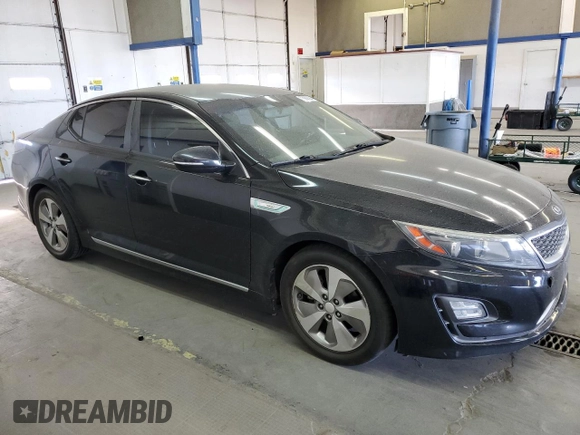 2015 Kia Optima Hybrid EX with VIN KNAGN4AD6F5091437, listed as a Copart auction lot 73560394 with 214,966 mi miles and Clean Title. Bid and sale history available at carsss.com. Image 4.