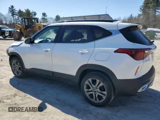 2021 Kia Seltos S with VIN KNDEU2AA6M7080916, listed as a Copart auction lot 48461425 with 45,616 mi miles and Salvage Title. Bid and sale history available at DreamBid. Image 2.