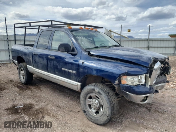 2005 Dodge 3500 SLT with VIN 3D7LS38C15G793874, listed as a Copart auction lot 52430205 with Not Provided miles and Salvage Title. Bid and sale history available at carsss.com. Image 4.