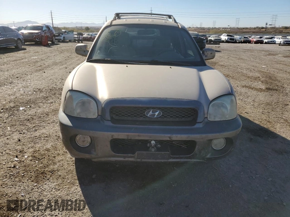 2004 Hyundai Santa Fe GLS with VIN KM8SC13E64U786989, listed as a Copart auction lot 86345804 with 168,016 mi miles and Salvage Title. Bid and sale history available at carsss.com. Image 5.