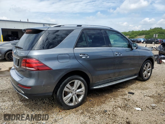 2018 Mercedes-Benz GLE 350 with VIN 4JGDA5HB1JB117315, listed as a Copart auction lot 57871285 with 144,261 mi miles and Salvage title. Bid and sale history available at DreamBid. Image 3.