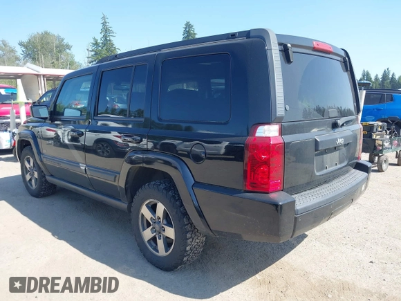2008 Jeep Commander Sport with VIN 1J8HH48K28C180481, listed as a IAAI auction lot 42402789 with 215,404 mi miles and . Bid and sale history available at DreamBid. Image 3.
